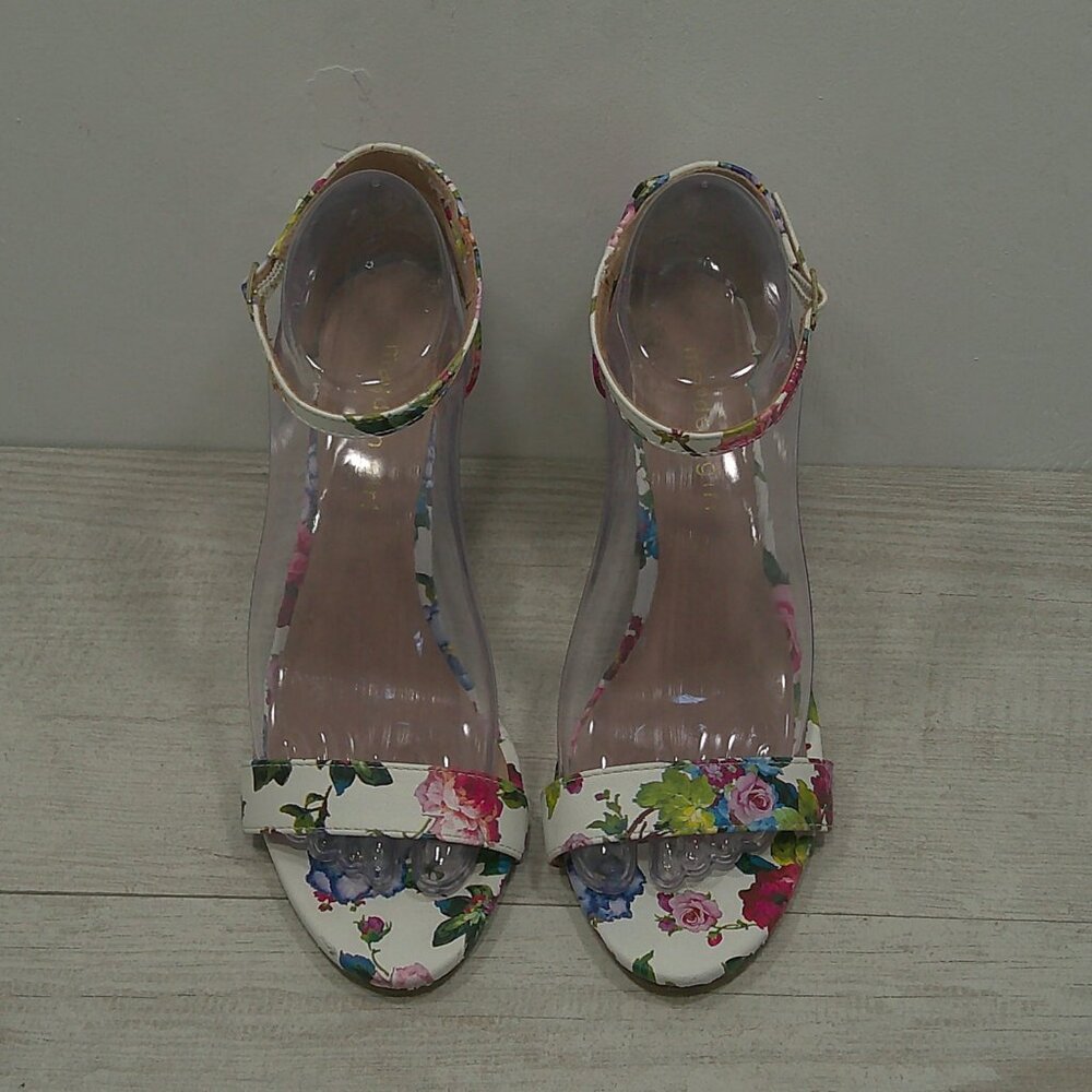 Madden Girl Delicate Cottagecore Beela Ankle Strap Block-Heel Dainty Sandals 7.5 - Picture 3 of 13